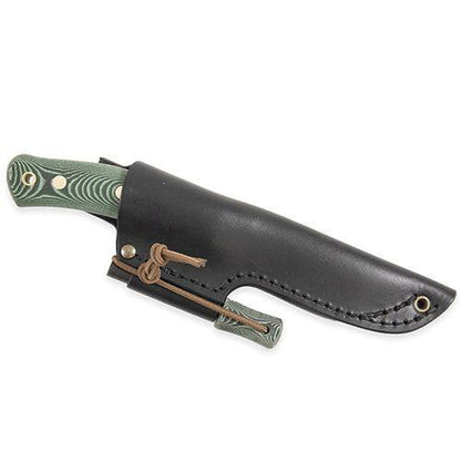 No.10 Swedish Forest Knife, Green micarta with fire steel, Sleipner-Camping - Accessories - Knives-Casstrom-Appalachian Outfitters