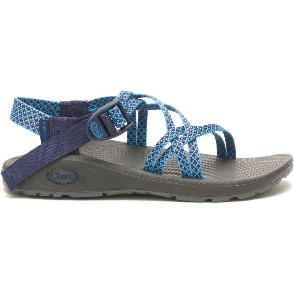 Women's Z/Cloud X-Women's - Footwear - Sandals-Chaco-Puzzle Azure Blue-7-Appalachian Outfitters