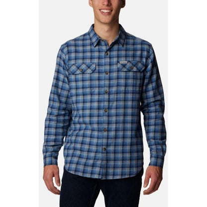 Men's Flare Gun Stretch Flannel Shirt-Men's - Clothing - Tops-Columbia Sportswear-Dark Mountain Gradient Check-M-Appalachian Outfitters