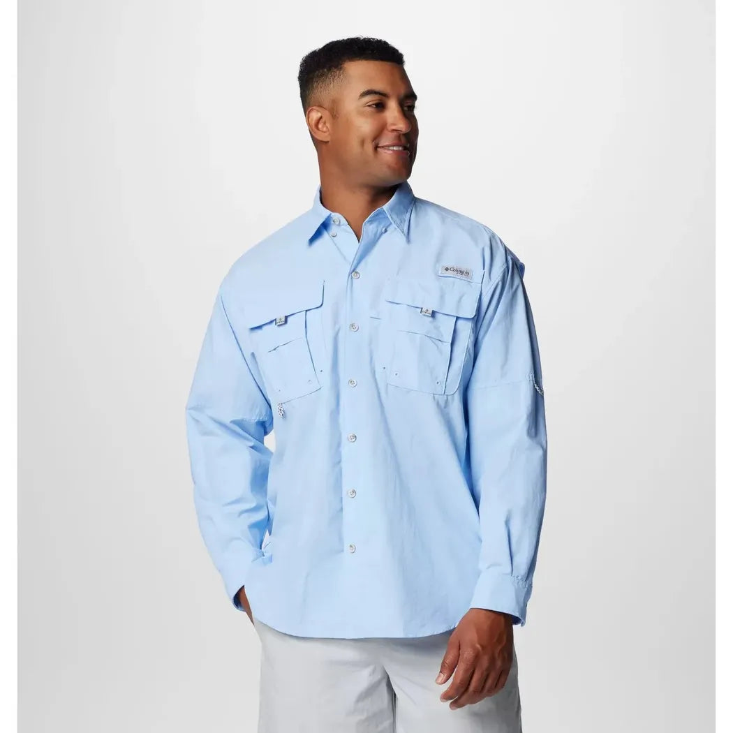 Columbia Sportswear Men's PFG Bahama II Long Sleeve Shirt-Men's - Clothing - Tops-Columbia Sportswear-Sail II-S-Appalachian Outfitters