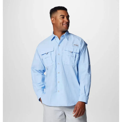 Columbia Sportswear Men's PFG Bahama II Long Sleeve Shirt-Men's - Clothing - Tops-Columbia Sportswear-Sail II-S-Appalachian Outfitters