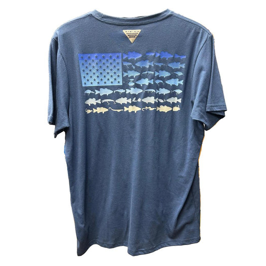 Columbia Sportswear Men's PFG Fish Flag II Short Sleeve-Men's - Clothing - Tops-Columbia Sportswear-Appalachian Outfitters
