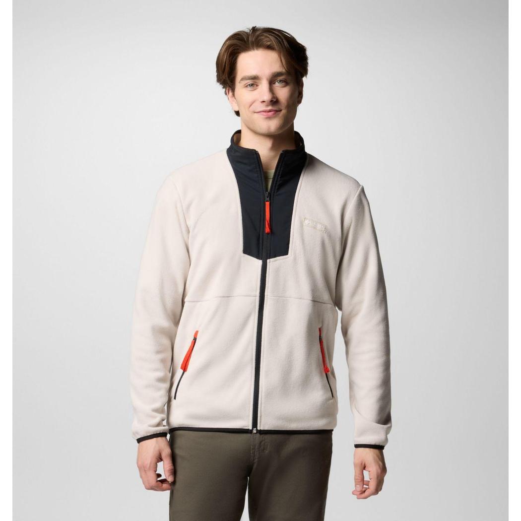 Columbia Sportswear Men's Sequoia Grove Full Zip Fleece-Men's - Clothing - Tops-Columbia Sportswear-Dark Stone/Black-M-Appalachian Outfitters