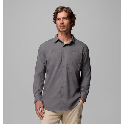 Columbia Sportswear Men's Silver Ridge Utility II LS Shirt-Men's - Clothing - Tops-Columbia Sportswear-City Grey-M-Appalachian Outfitters