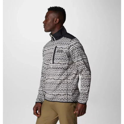 Columbia Sportswear Men's Sweater Weather Printed Half Zip-Men's - Clothing - Jackets & Vests-Columbia Sportswear-Appalachian Outfitters