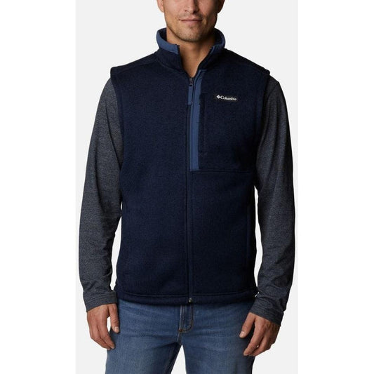 Men's Sweater Weather Vest-Men's - Clothing - Tops-Columbia Sportswear-Collegiate Navy Heather-M-Appalachian Outfitters