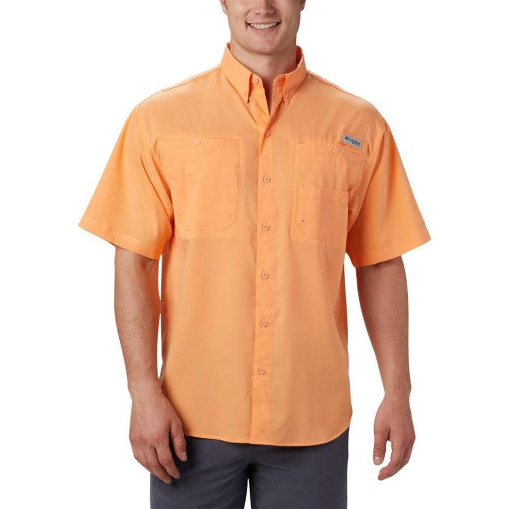 Columbia Trollers Best Camicia Uomo Maniche Corte – Stampa Lime Glow Holiday Spirits, Taglia M