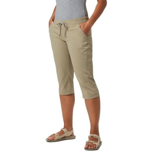 Women's Anytime Outdoor Capri-Women's - Clothing - Bottoms-Columbia Sportswear-Tusk-2-Appalachian Outfitters