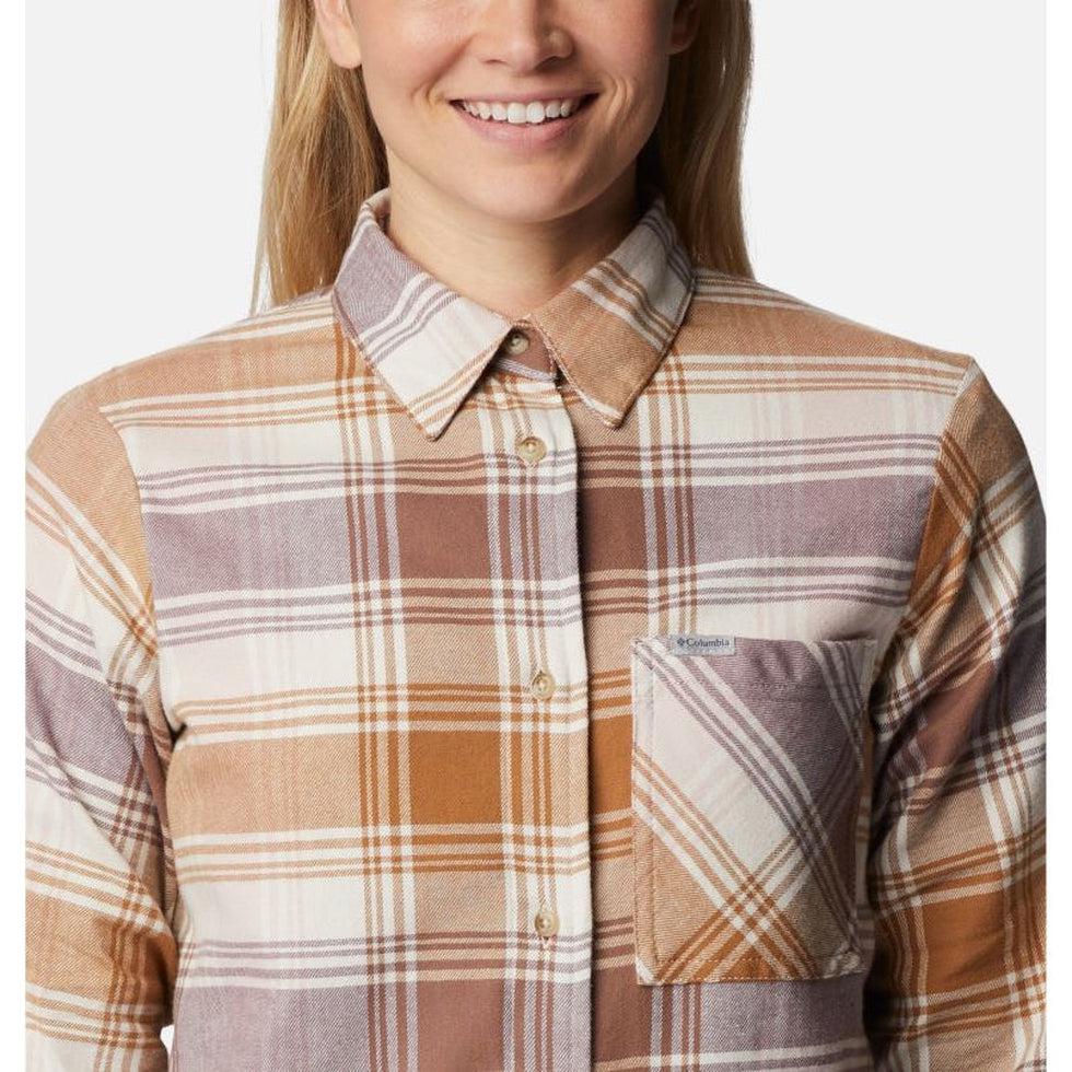 Women's Calico Basin Flannel Long Sleeve Shirt-Men's - Clothing - Tops-Columbia Sportswear-Appalachian Outfitters