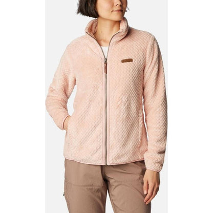 Women's Fire Side II Sherpa Full Zip-Women's - Clothing - Jackets & Vests-Columbia Sportswear-Dusty Pink-S-Appalachian Outfitters