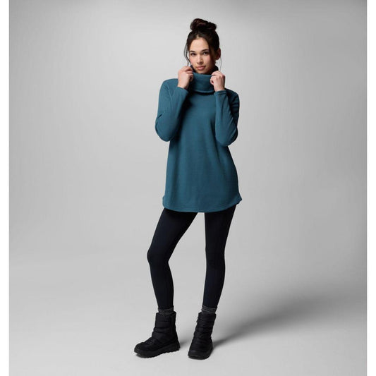 Columbia Sportswear Women's Holly Hideaway Waffle Cowl Neck Pullover-Women's - Clothing - Tops-Columbia Sportswear-Appalachian Outfitters