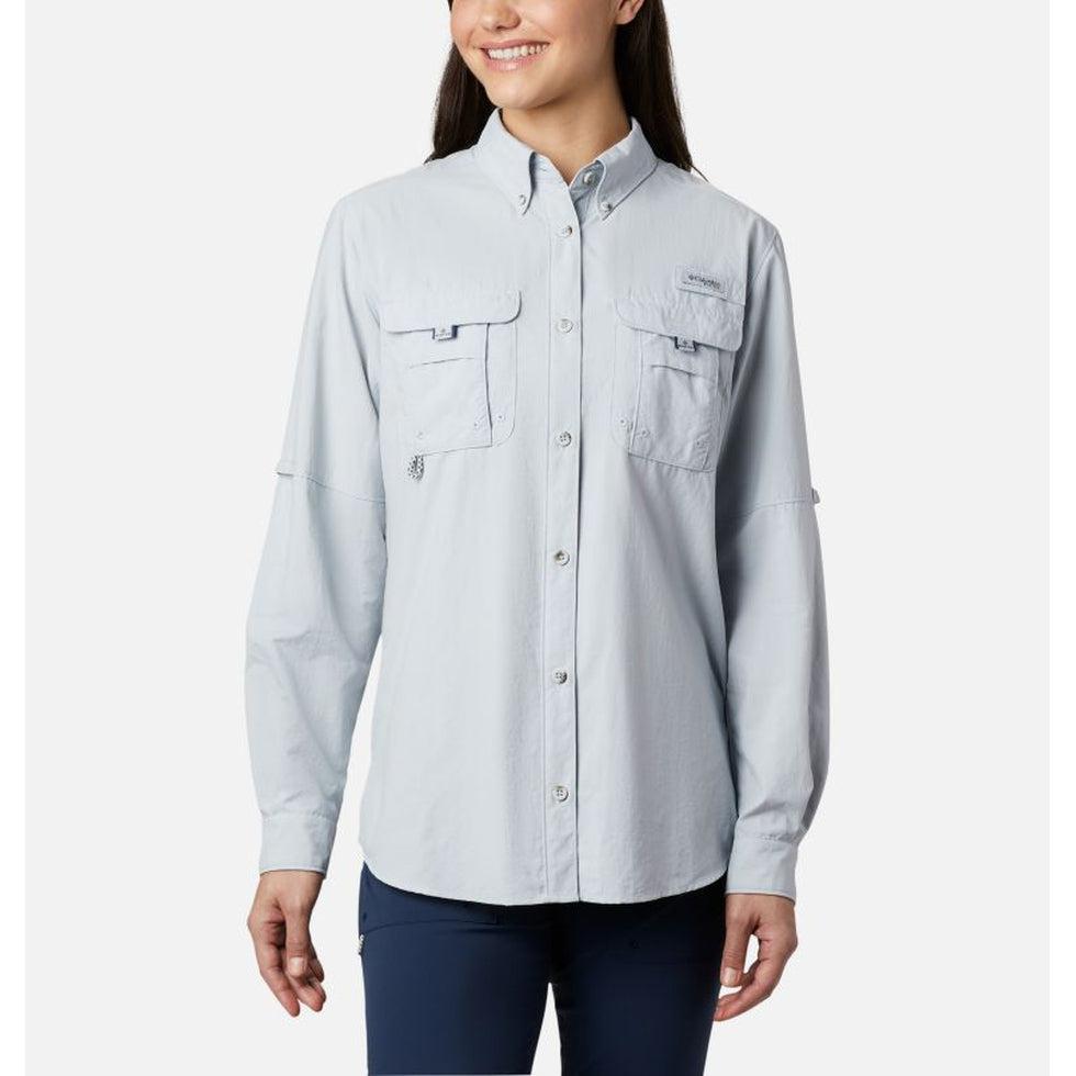 Women's PFG Bahama Long Sleeve Shirt-Women's - Clothing - Tops-Columbia Sportswear-Cirrus Grey-S-Appalachian Outfitters