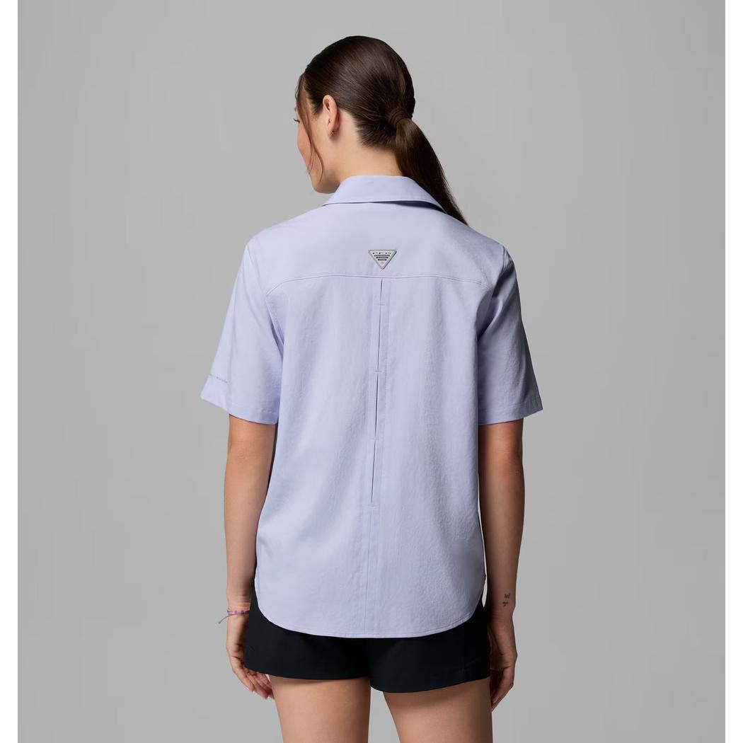 Columbia Sportswear Women's PFG Castback Woven Short Sleeve-Women's - Clothing - Tops-Columbia Sportswear-Appalachian Outfitters