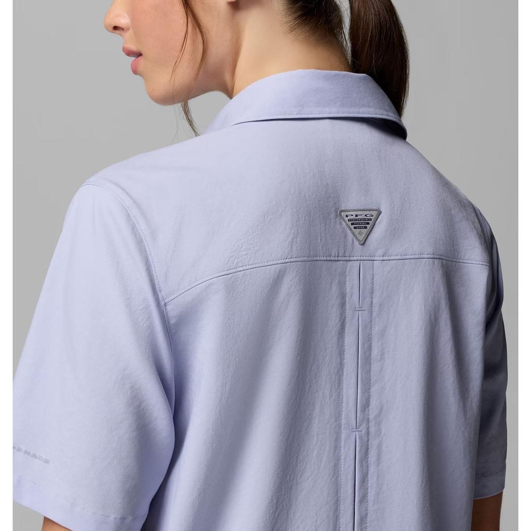 Columbia Sportswear Women's PFG Castback Woven Short Sleeve-Women's - Clothing - Tops-Columbia Sportswear-Appalachian Outfitters