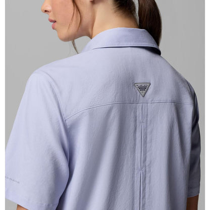 Columbia Sportswear Women's PFG Castback Woven Short Sleeve-Women's - Clothing - Tops-Columbia Sportswear-Appalachian Outfitters