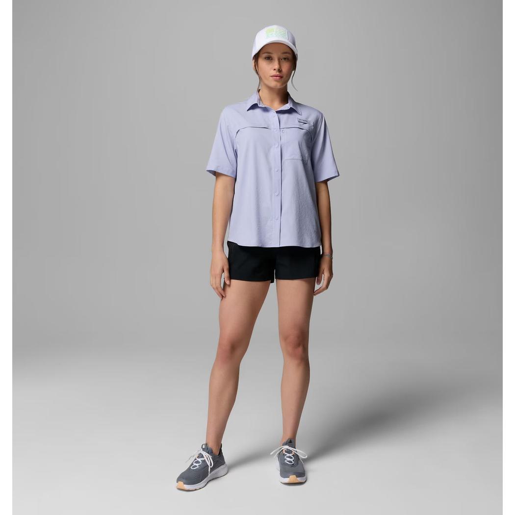 Columbia Sportswear Women's PFG Castback Woven Short Sleeve-Women's - Clothing - Tops-Columbia Sportswear-Appalachian Outfitters