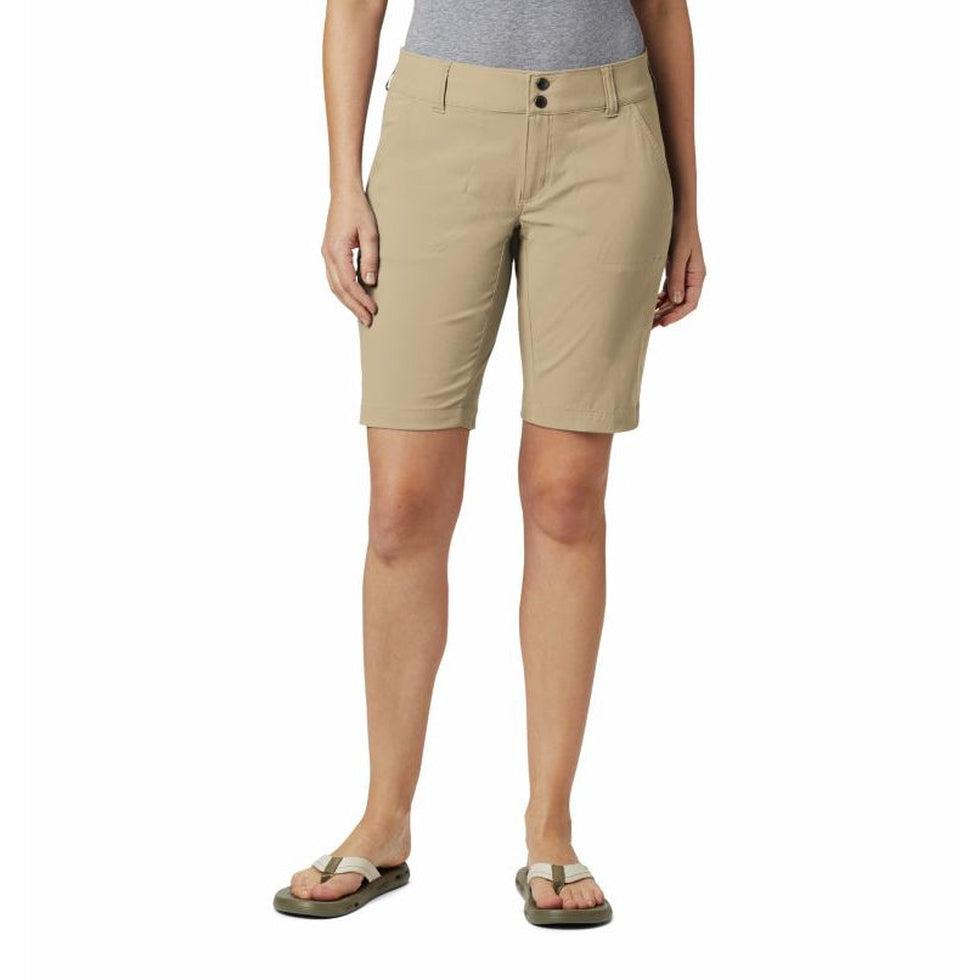 Women's Saturday Trail Long Short-Women's - Clothing - Bottoms-Columbia Sportswear-British Tan-10-2-Appalachian Outfitters