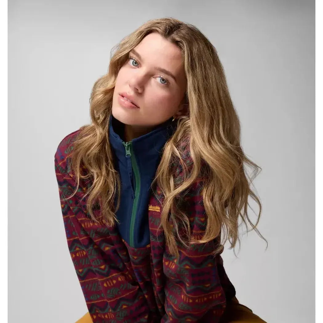 Columbia Sportswear Women's Sequoia Grove Printed Half Zip-Women's - Clothing - Tops-Columbia Sportswear-Appalachian Outfitters