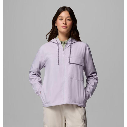 Columbia Sportswear Women's Skien Valley Hooded Long Sleeve Shirt-Women's - Clothing - Tops-Columbia Sportswear-Lavender Pearl-S-Appalachian Outfitters