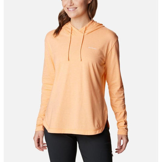 Women's Sun Trek Hooded Pullover-Women's - Clothing - Tops-Columbia Sportswear-Vista Blue Heather-S-Appalachian Outfitters