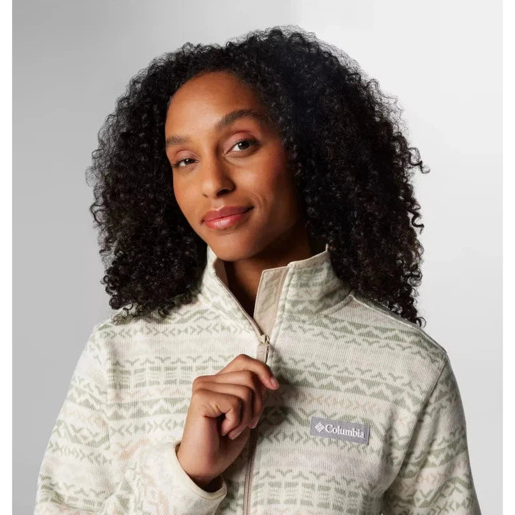 Columbia Sportswear Women s Sweater Weather Print Full Zip Appalachian Outfitters