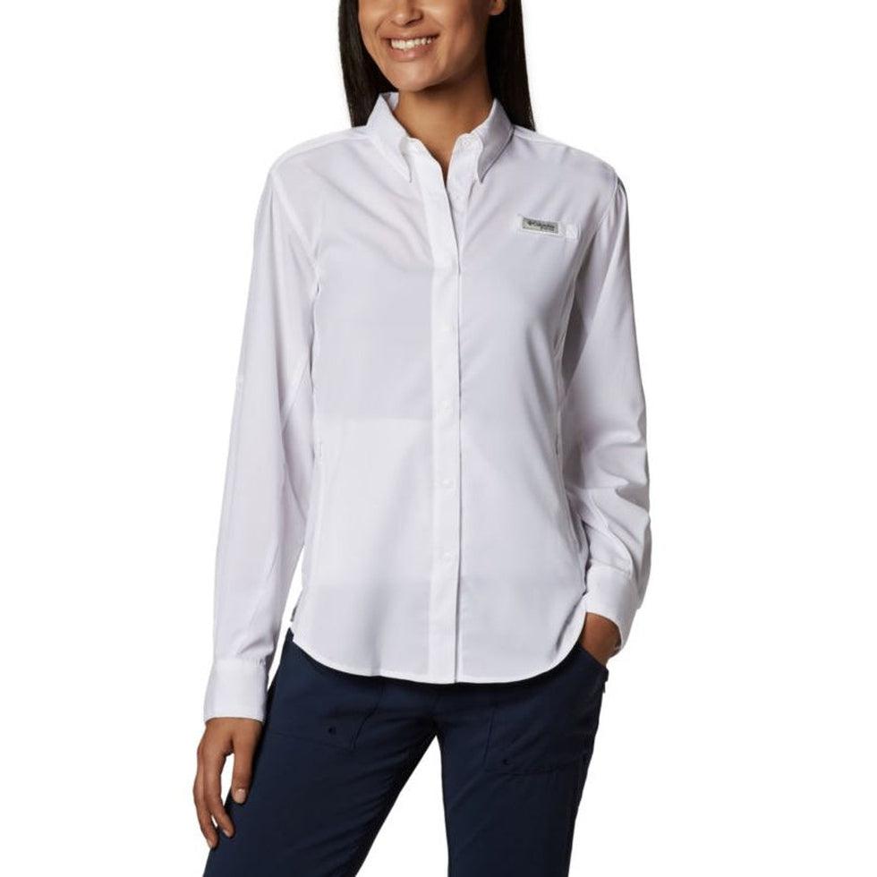 Women's Tamiami II Long Sleeve Shirt-Women's - Clothing - Tops-Columbia Sportswear-White-XS-Appalachian Outfitters