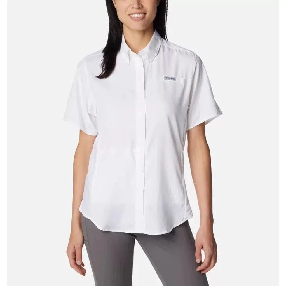 Columbia Sportswear Women's Tamiami II Short-Sleeve Shirt-Women's - Clothing - Tops-Columbia Sportswear-White Cap-S-Appalachian Outfitters