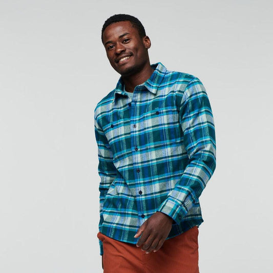 Men's Mero Flannel Shirt-Men's - Clothing - Tops-Cotopaxi-Deep Ocean Plaid-M-Appalachian Outfitters