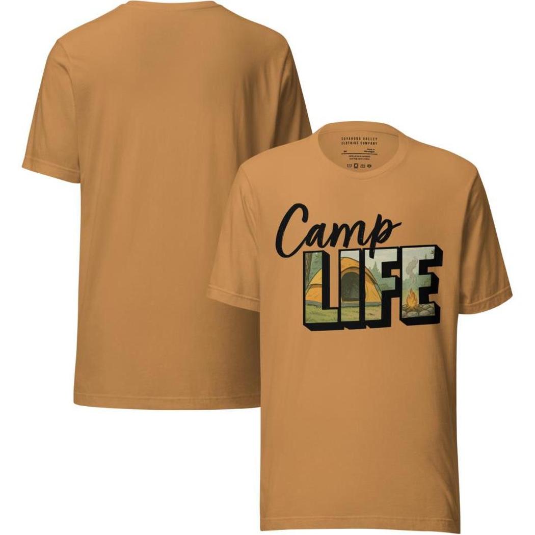 Cuyahoga Valley Clothing Company Camp Life T-Shirt-Unisex - Clothing - Tops-Cuyahoga Valley Clothing Company-Appalachian Outfitters