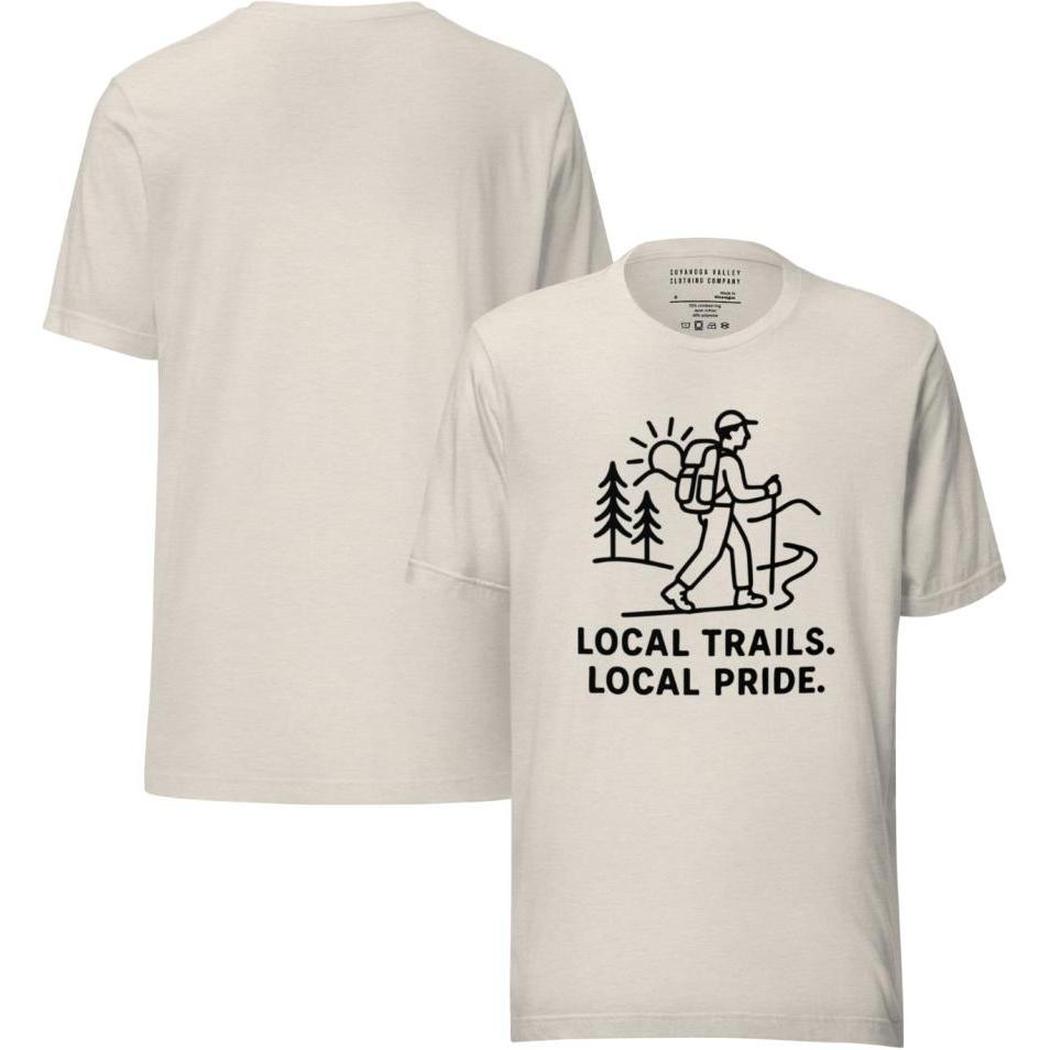 Cuyahoga Valley Clothing Company Local Trails. Local Pride. T-Shirt-Unisex - Clothing - Tops-Cuyahoga Valley Clothing Company-Appalachian Outfitters