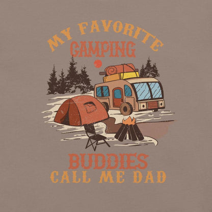 Cuyahoga Valley Clothing Company My Favorite Camping Buddies Call Me Dad T-Shirt-Unisex - Clothing - Tops-Cuyahoga Valley Clothing Company-Appalachian Outfitters