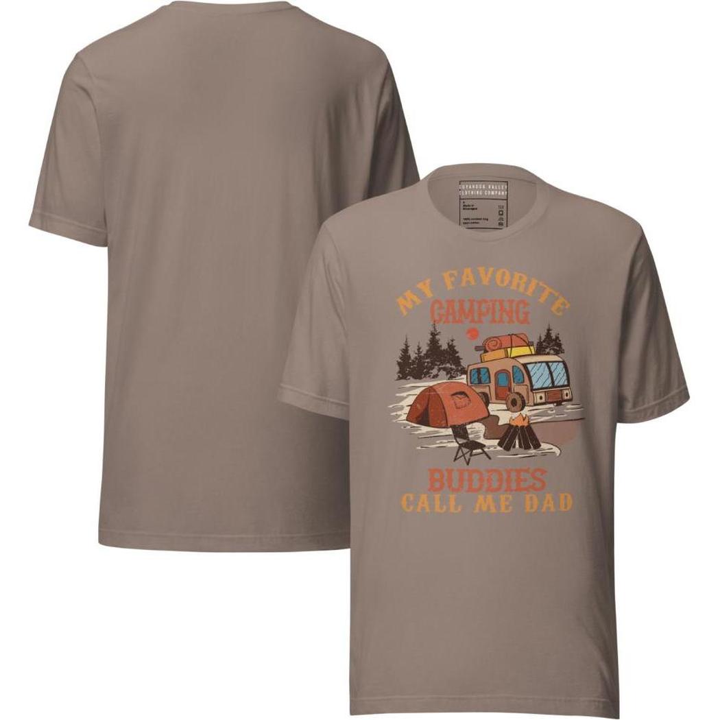 Cuyahoga Valley Clothing Company My Favorite Camping Buddies Call Me Dad T-Shirt-Unisex - Clothing - Tops-Cuyahoga Valley Clothing Company-Appalachian Outfitters