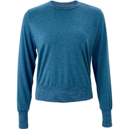 Cuyahoga Valley Clothing Company Women's Performance Tech Crew Neck 1.0-Women's - Clothing - Tops-Cuyahoga Valley Clothing Company-Heather Blue-M-Appalachian Outfitters