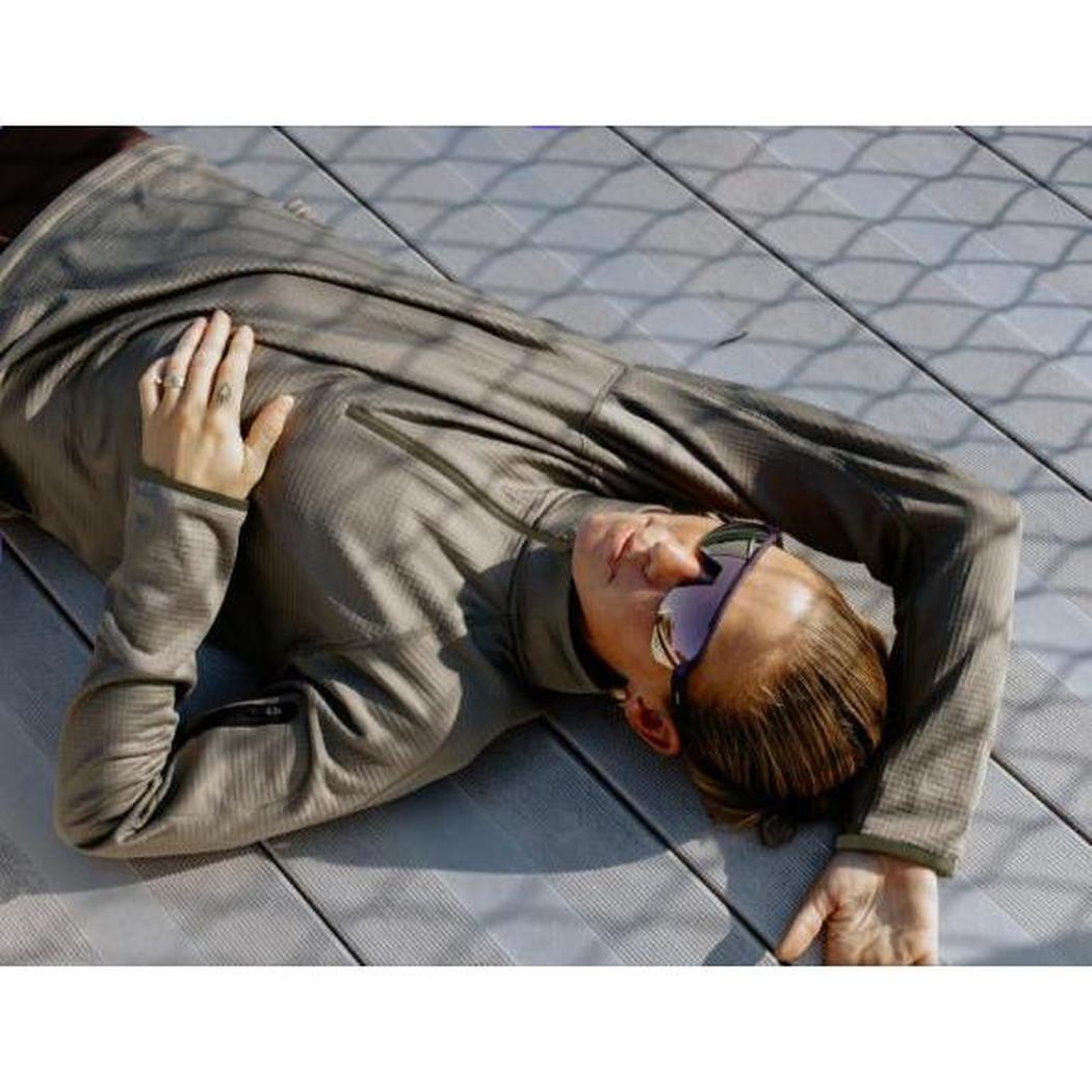 Cuyahoga Valley Clothing Company Women's Waffle Quarter Zip-Women's - Clothing - Tops-Cuyahoga Valley Clothing Company-Appalachian Outfitters