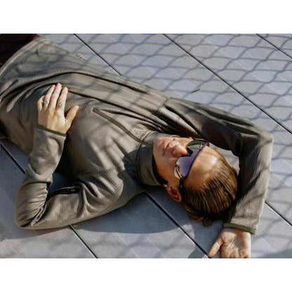 Cuyahoga Valley Clothing Company Women's Waffle Quarter Zip-Women's - Clothing - Tops-Cuyahoga Valley Clothing Company-Appalachian Outfitters