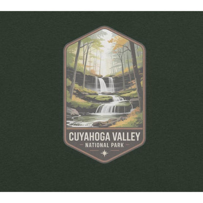 Cuyahoga Valley Clothing Company Woodsey Waterfall T-Shirt-Unisex - Clothing - Tops-Cuyahoga Valley Clothing Company-Appalachian Outfitters