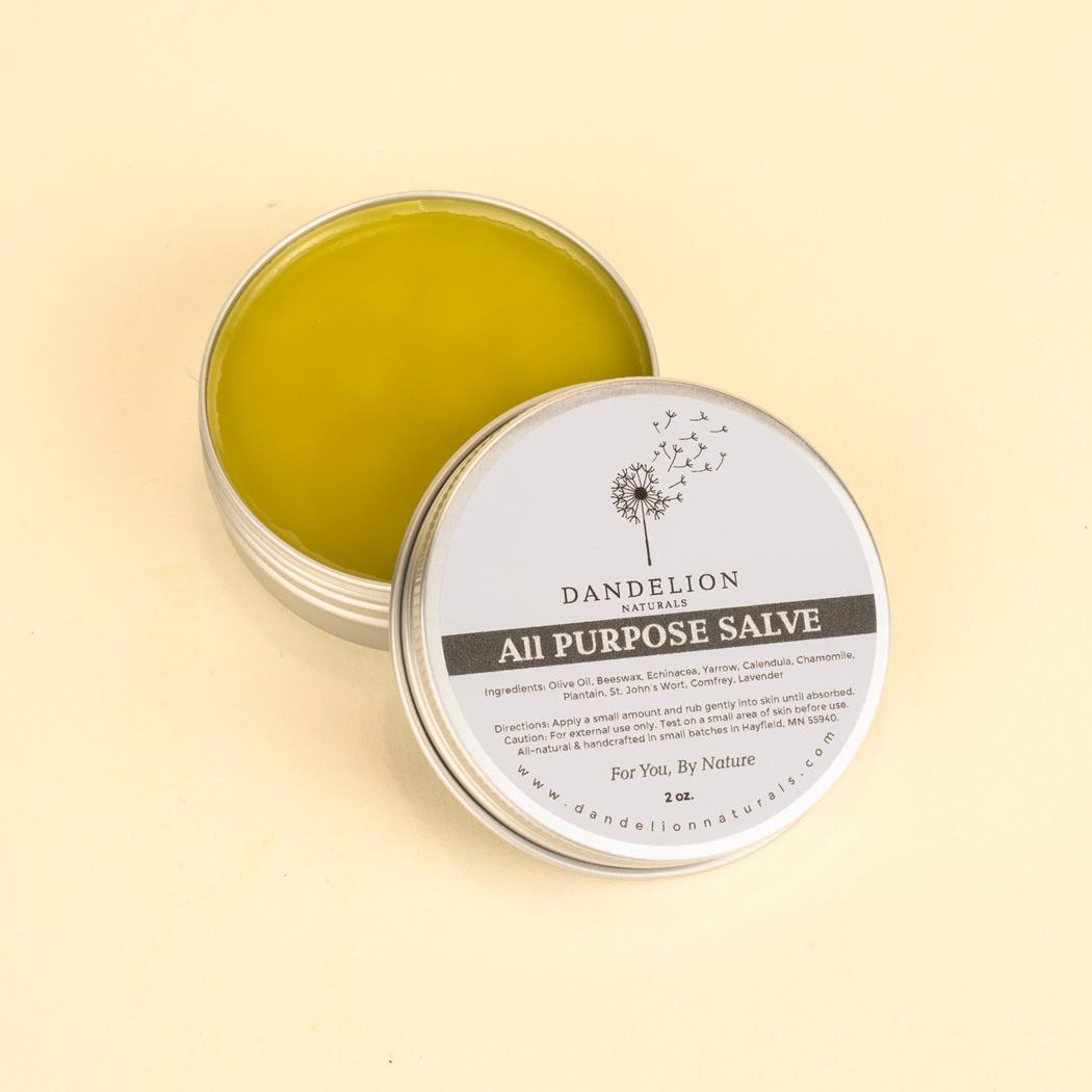 Dandelion Naturals All Purpose Salve-Camping - First Aid - Skin Care-Dandelion Naturals-Appalachian Outfitters
