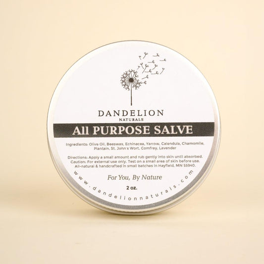 Dandelion Naturals All Purpose Salve-Camping - First Aid - Skin Care-Dandelion Naturals-Appalachian Outfitters