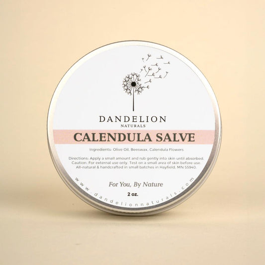 Dandelion Naturals Organic Calendula Salve | Gentle and Healing, All Purpose-Camping - First Aid - Skin Care-Dandelion Naturals-Appalachian Outfitters