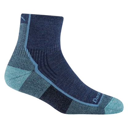 Darn Tough Hiker 1/4 Midweight with Cushion-Accessories - Socks - Unisex-Darn Tough-Blue Jay-S-Appalachian Outfitters