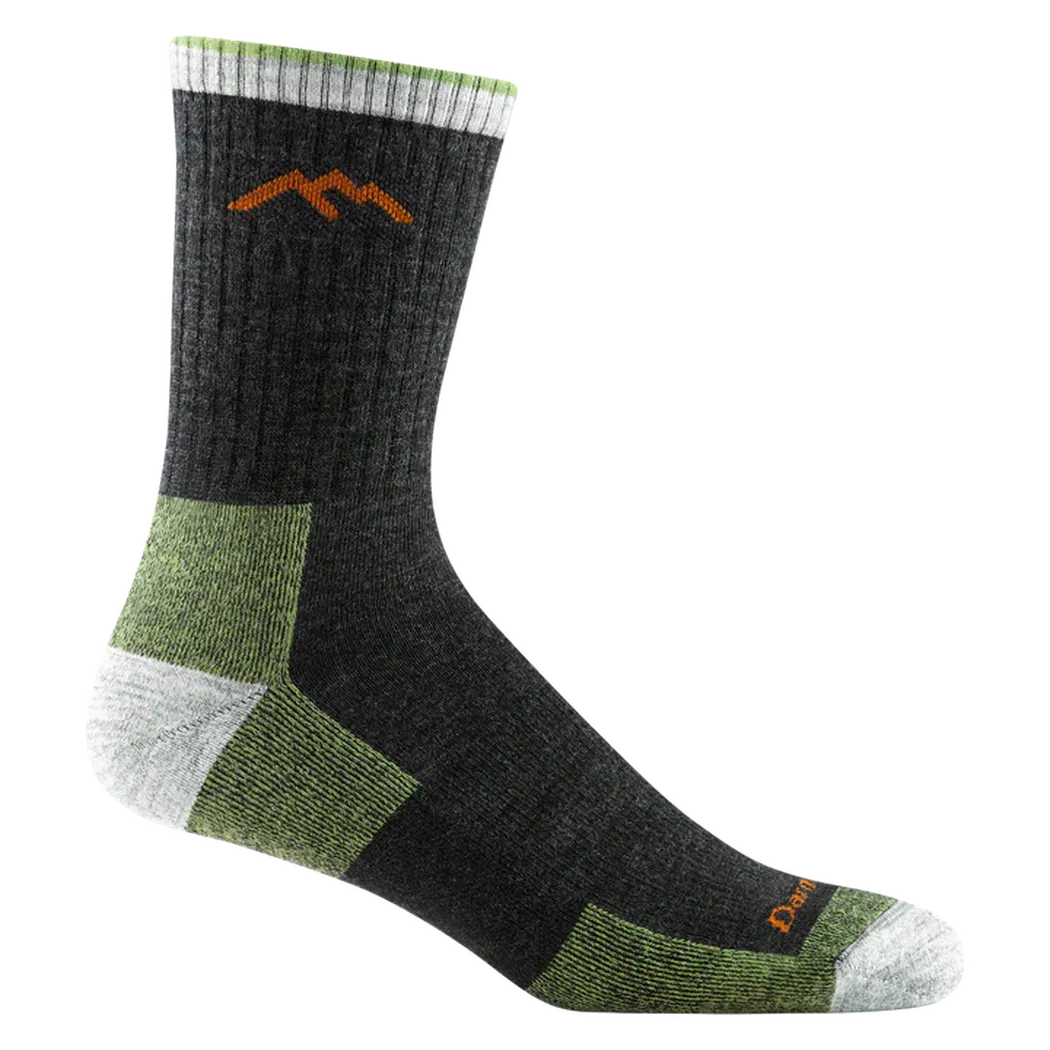 Darn Tough Men's Hiker Micro Crew Midweight with Cushion-Accessories - Socks - Men's-Darn Tough-Lime-M-Appalachian Outfitters