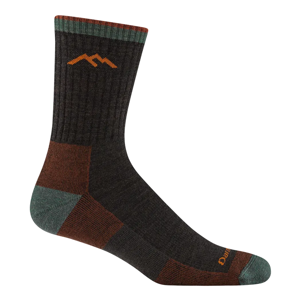 Darn Tough Men's Hiker Micro Crew Midweight with Cushion-Accessories - Socks - Men's-Darn Tough-Walnut-M-Appalachian Outfitters