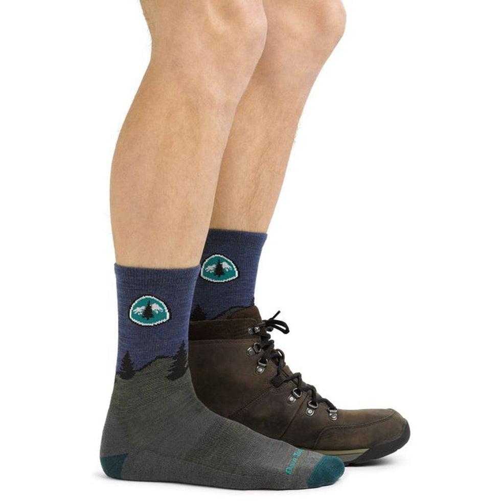 Men's PCT Micro Crew Lightweight with Cushion-Accessories - Socks - Men's-Darn Tough-Appalachian Outfitters