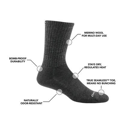 Darn Tough Men's The Standard Crew Lightweight-Accessories - Socks - Men's-Darn Tough-Appalachian Outfitters