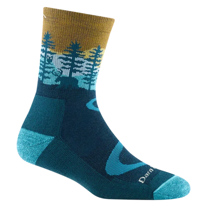Darn Tough Northwoods Micro Crew Midweight with Cushion-Accessories - Socks - Women's-Darn Tough-Dark Teal-S-Appalachian Outfitters