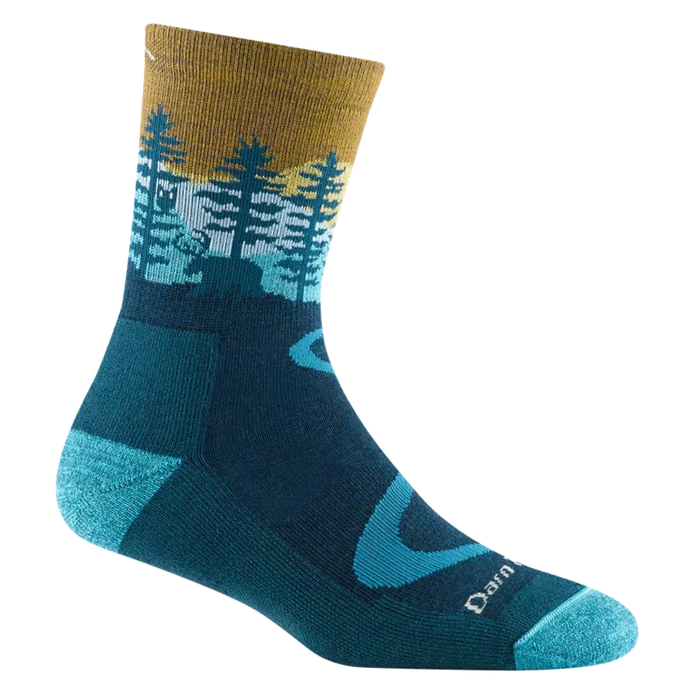 Darn Tough Northwoods Micro Crew Midweight with Cushion-Accessories - Socks - Women's-Darn Tough-Dark Teal-S-Appalachian Outfitters