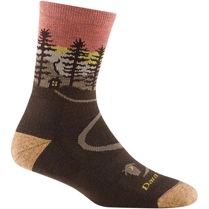 Northwoods Micro Crew Midweight with Cushion-Accessories - Socks - Women's-Darn Tough-Earth-S-Appalachian Outfitters
