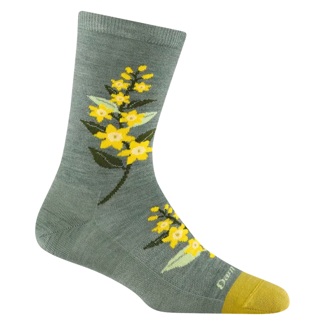 Darn Tough Women's Blossom Crew Lightweight-Accessories - Socks - Women's-Darn Tough-Seafoam-M-Appalachian Outfitters