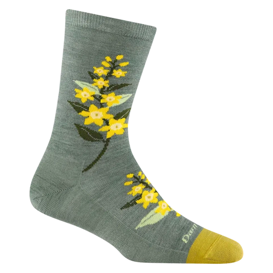 Darn Tough Women's Blossom Crew Lightweight-Accessories - Socks - Women's-Darn Tough-Seafoam-M-Appalachian Outfitters