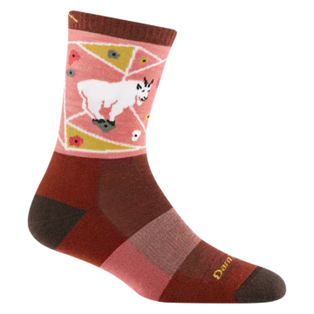 Darn Tough Women's Critter Club Micro Crew Lightweight with Cushion-Accessories - Socks - Women's-Darn Tough-Canyon-M-Appalachian Outfitters